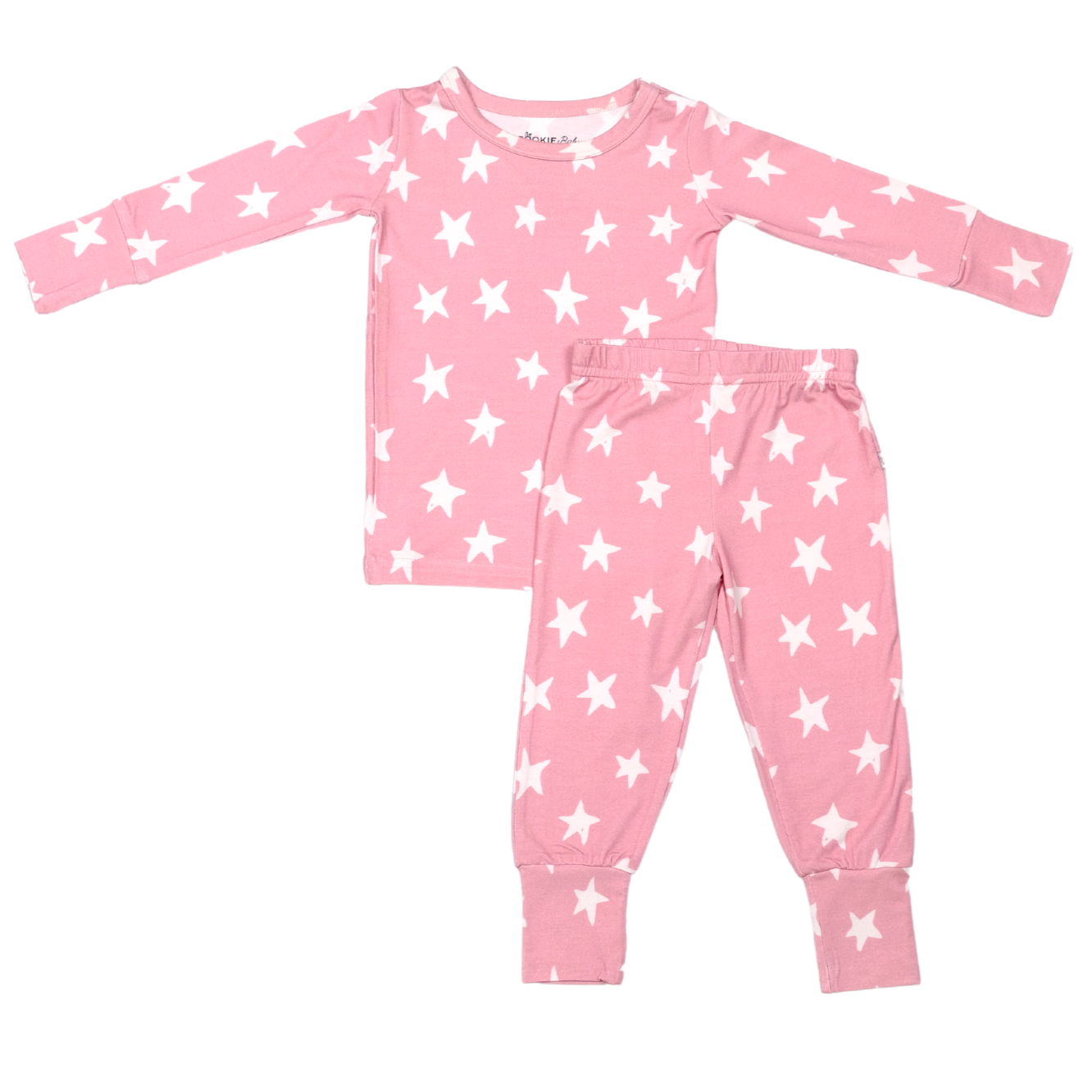 Pink Stars Two-Piece Bamboo Viscose Pajamas – Pookie Baby Boutique