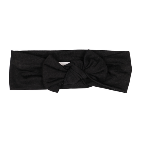 Black Bow Headband