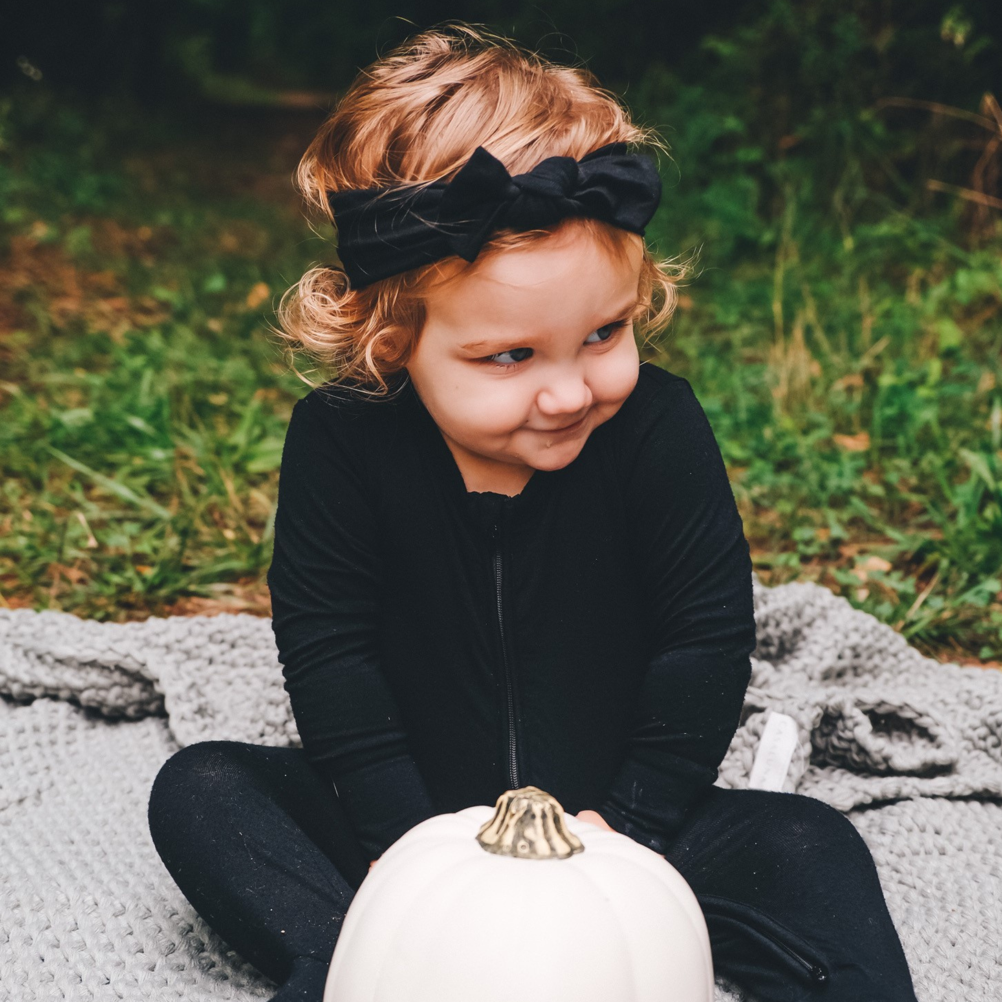 Black Bow Headband