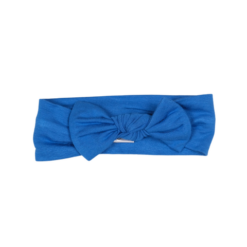 Blue Bow Headband