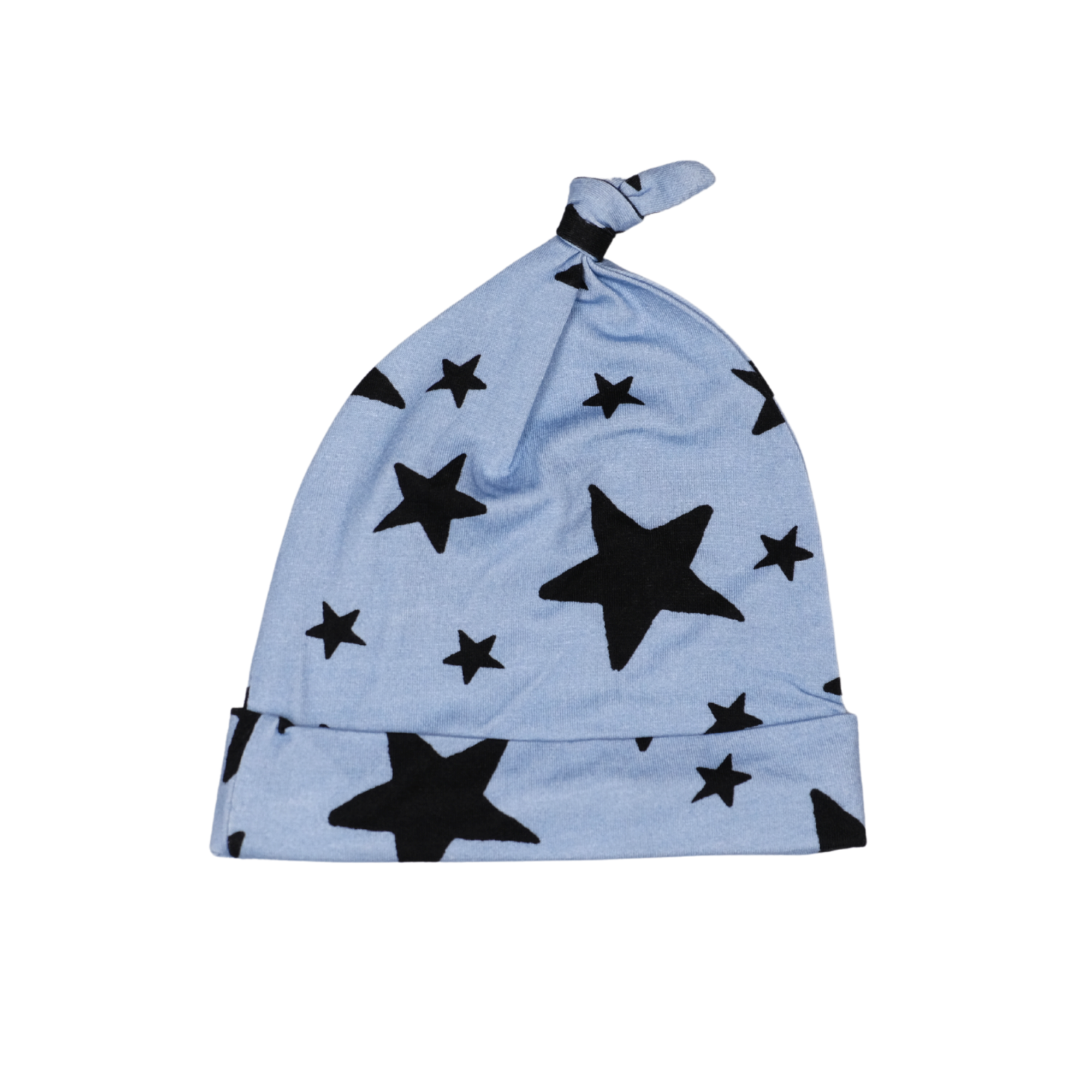 Blue Stars Bamboo Viscose Knotted Hat