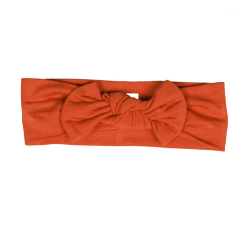 Orange Bow Headband