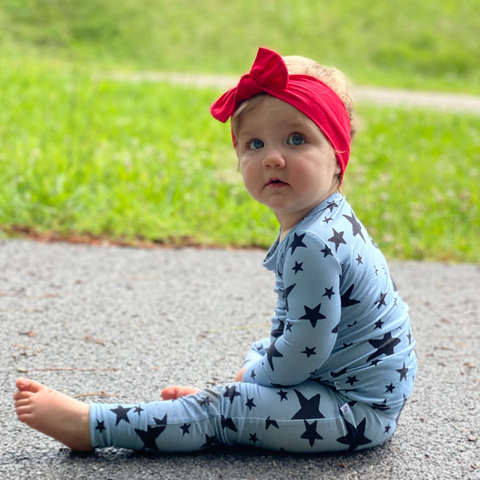 Red Bow Headband