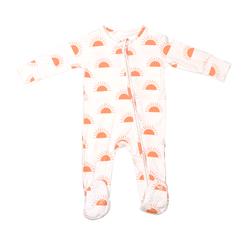 Sun Bamboo Viscose Pookie Jamas Zipper Footies