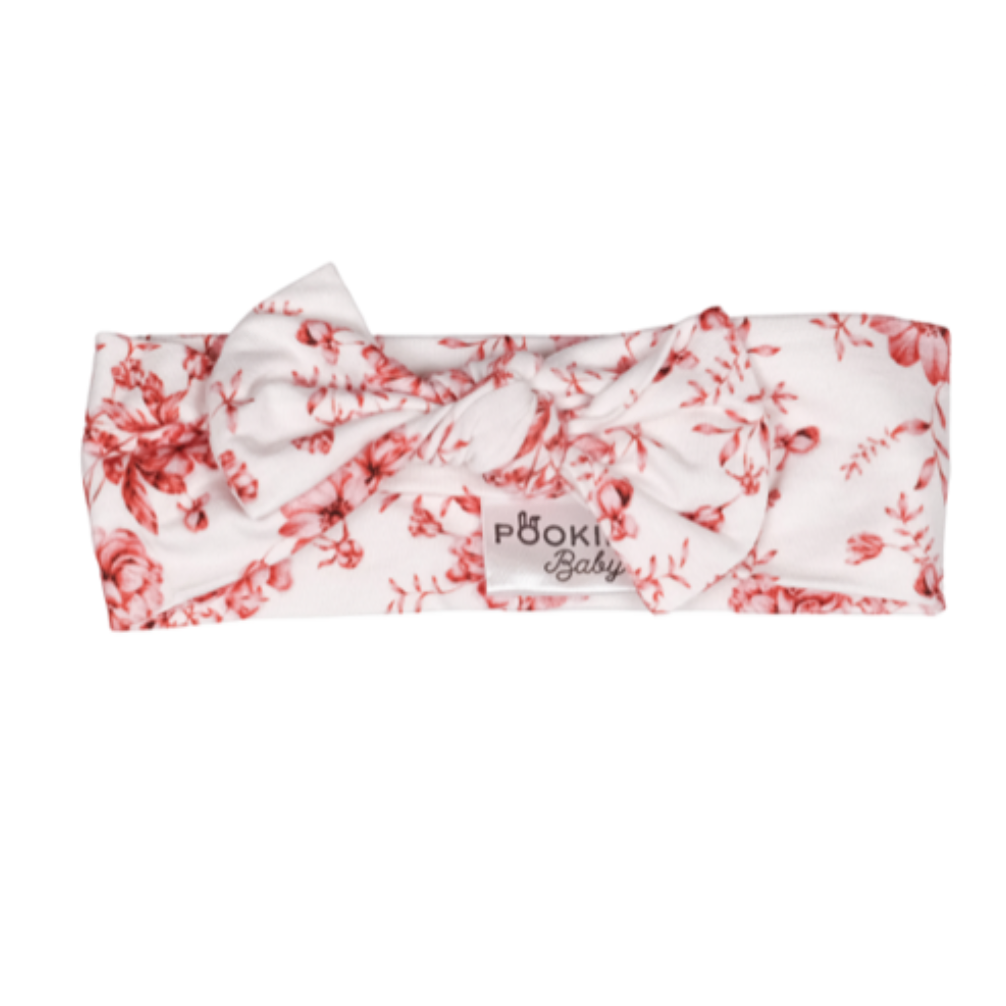 Vintage Floral Bow Headband