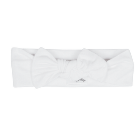 White Bow Headband