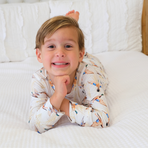 Mallards Two-Piece Bamboo Viscose Pajamas