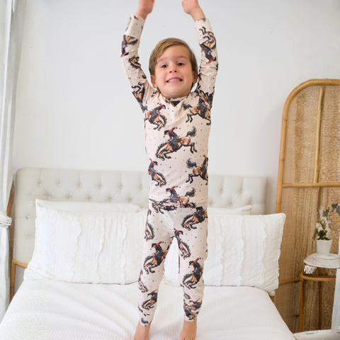Cowboy Two-Piece Pajama Set