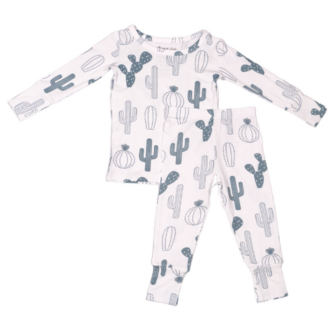 Cactus Two-Piece Bamboo Viscose Pajamas