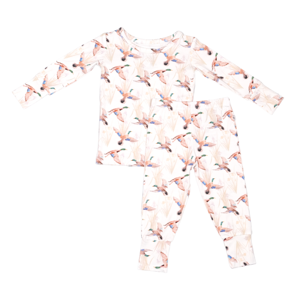 Mallards Two-Piece Bamboo Viscose Pajamas