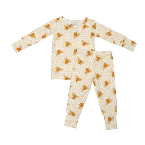 Bee Two-Piece Bamboo Viscose Pajamas