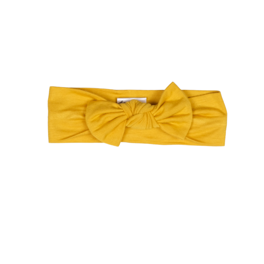 Mustard yellow best sale bow headband