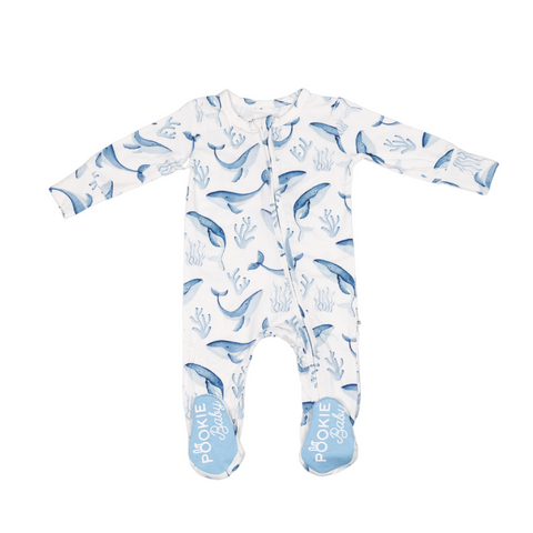 Whale Bamboo Viscose Pookie Jamas